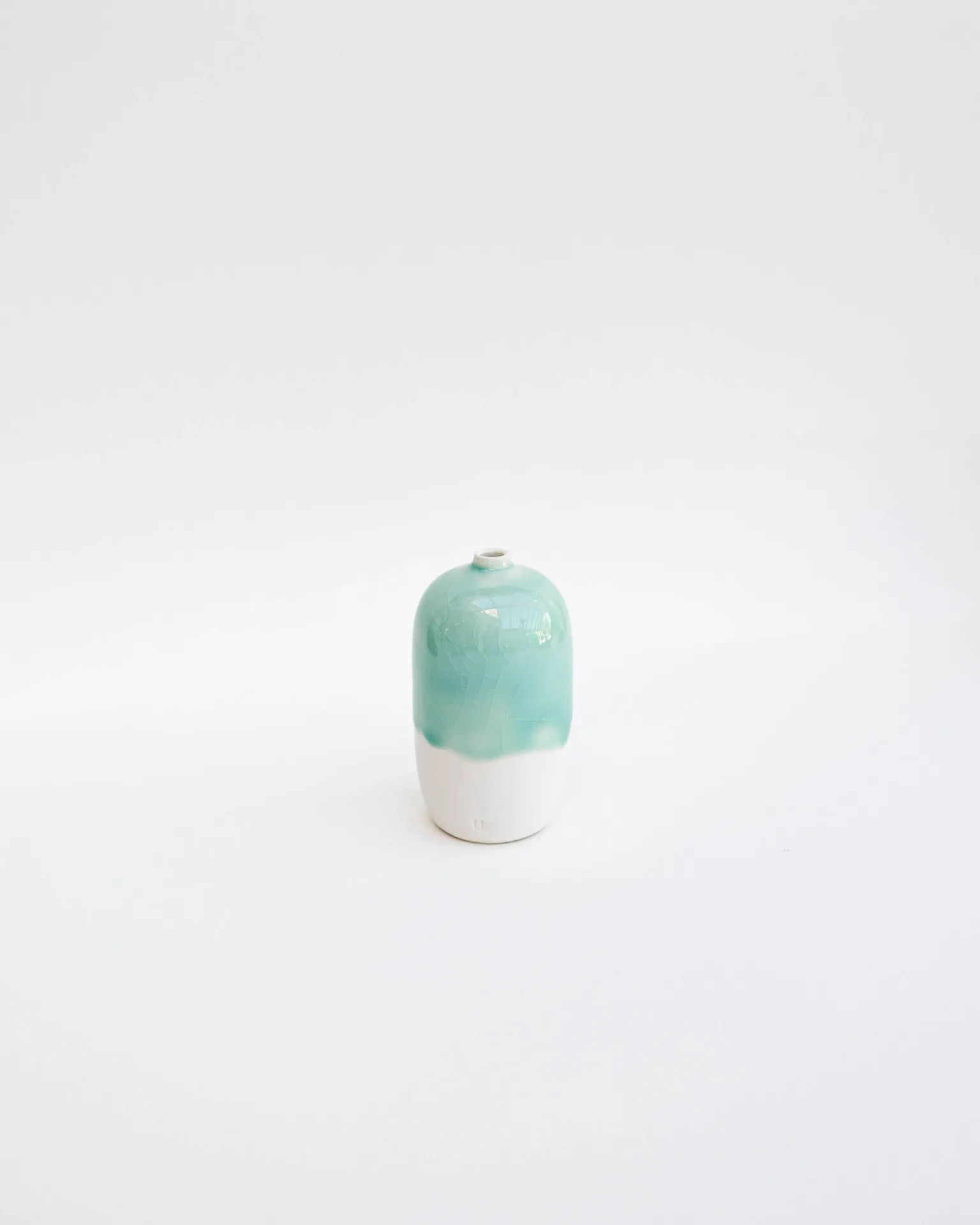Porcelain Turquoise oval