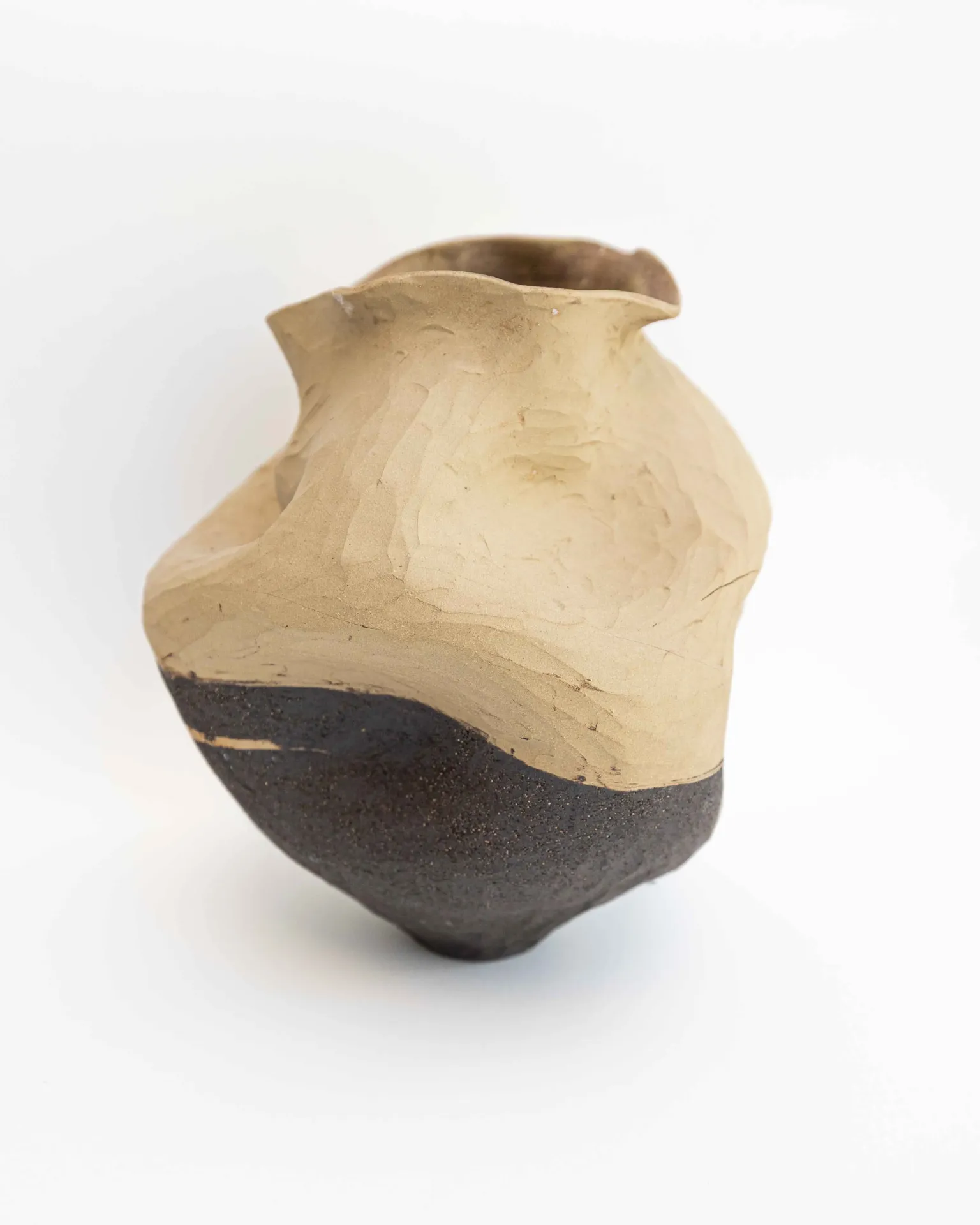Vase chamotte poché