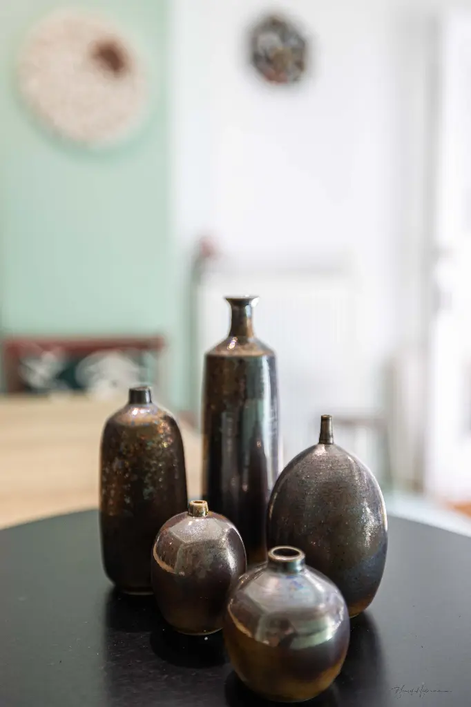 Metallic mini vases